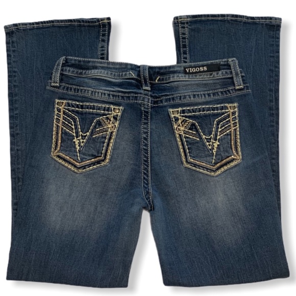 Vigoss Heritage Fit Boot Cut Jeans Size 